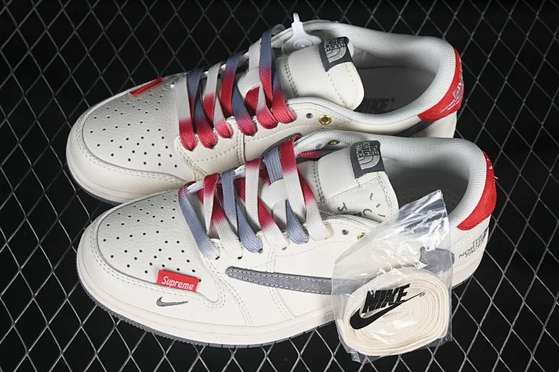 All categories Air Jordan Jordan series basketball shoes Air Jordan 1 Low high-end custom low-top sneakers Travis Scott x Fragment Design x Air Jordan 1 Low OG SP AJ1 Joe 1 North Face co-branded beige small red label low-top cultural casual sneakers FC1688-212